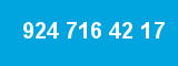 924 716 42 17 924 716 42 17